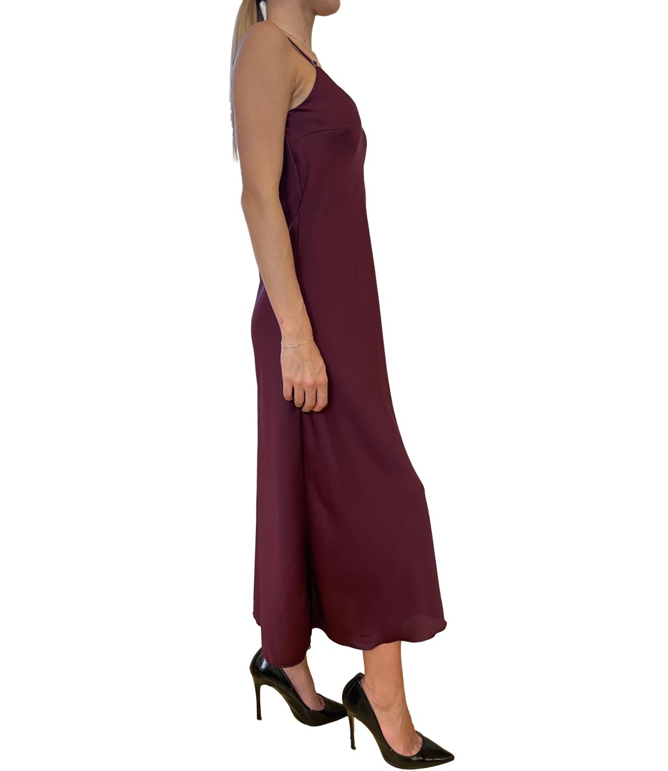 Glamour Abito Bordeaux Donna