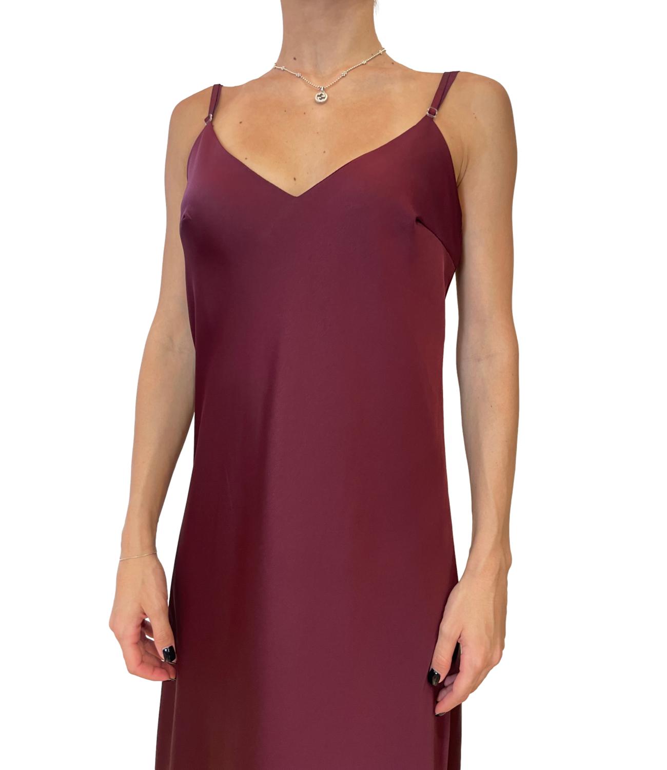 Glamour Abito Bordeaux Donna