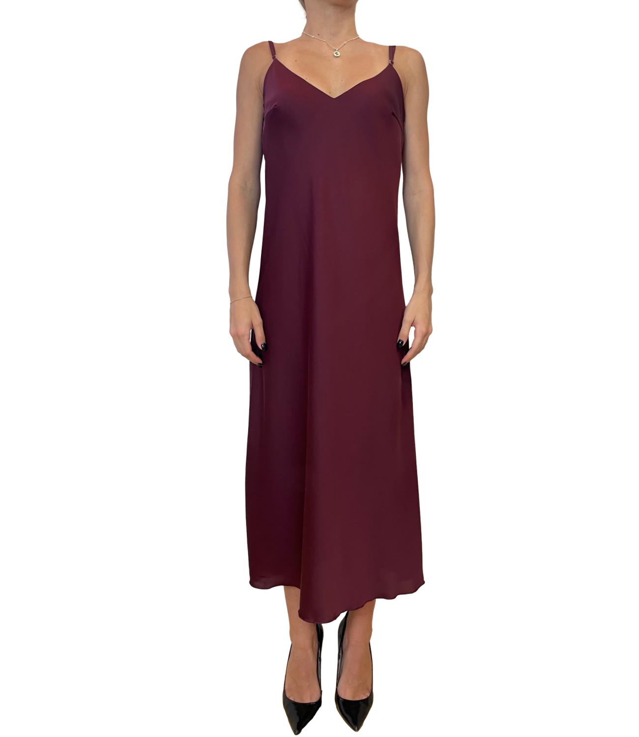 Glamour Abito Bordeaux Donna