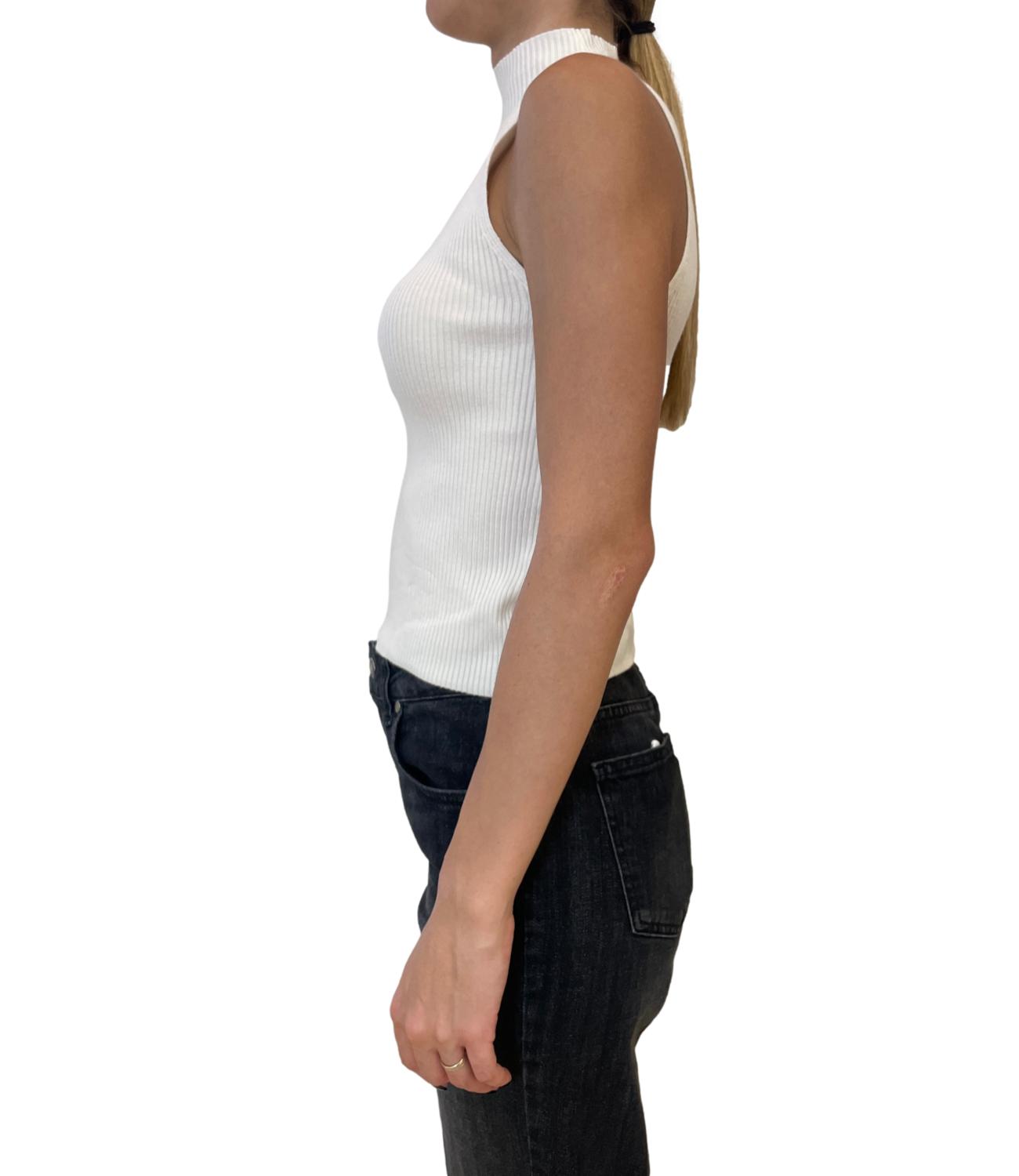 Glamour Canotta Bianca Donna