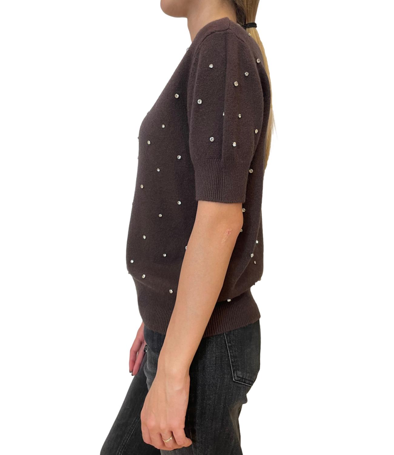 Glamour Maglia Gioiello Moro Donna