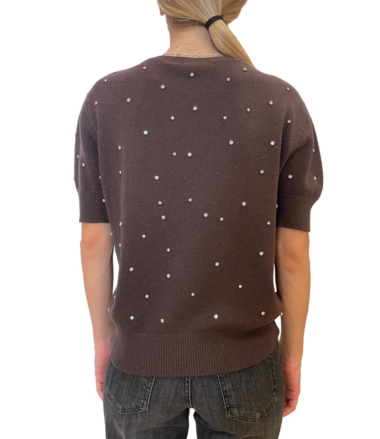 Glamour Maglia Gioiello Moro Donna