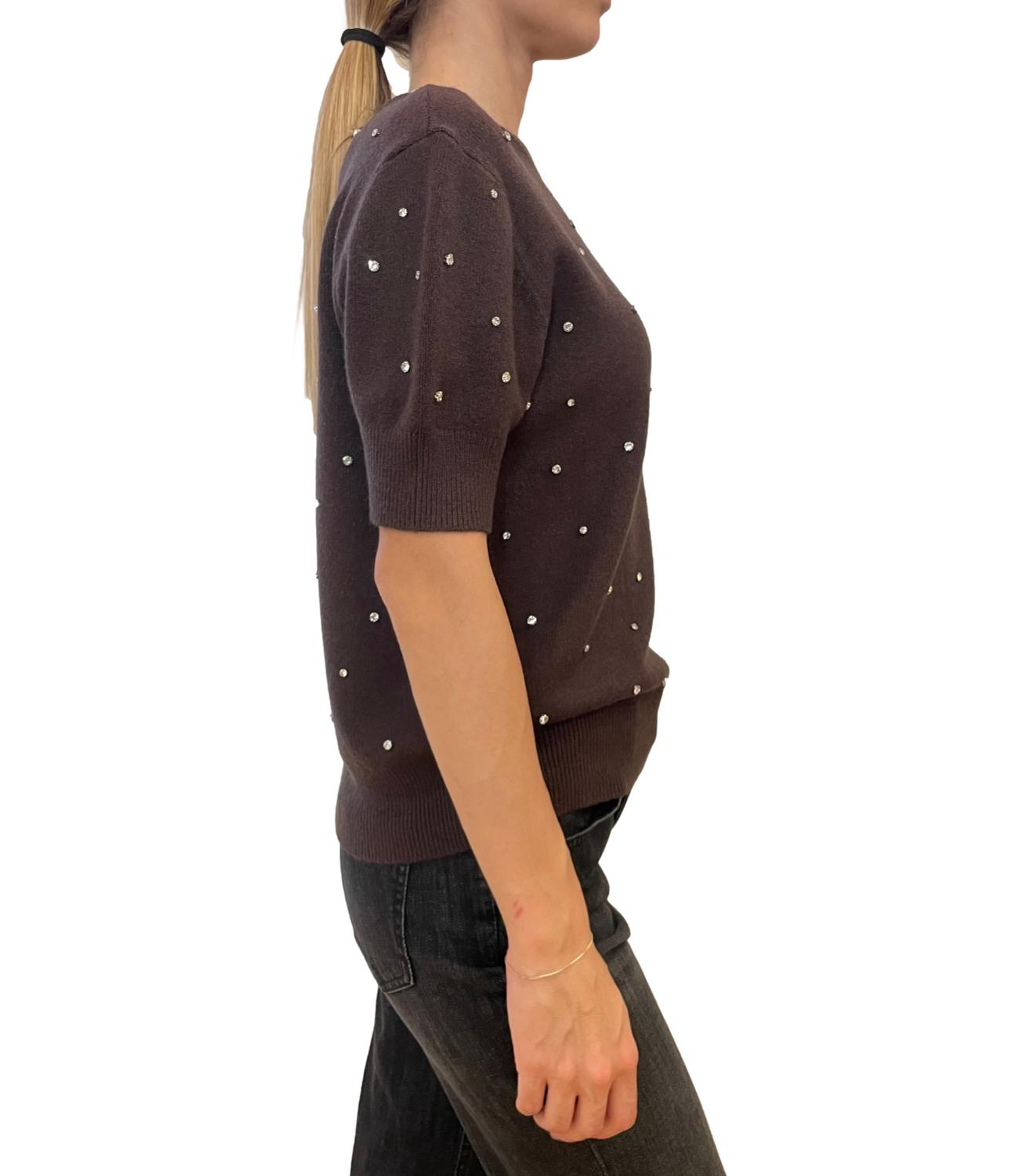 Glamour Maglia Gioiello Moro Donna
