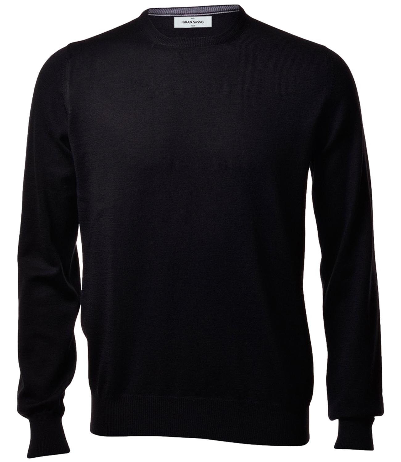 Maglione paricollo nero