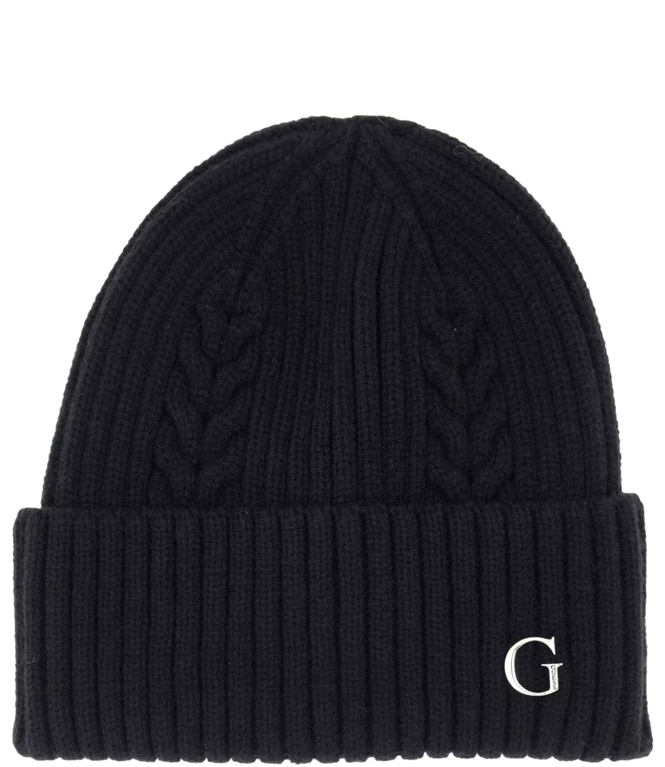 Guess Cappello Knitted Beanie Nero Donna