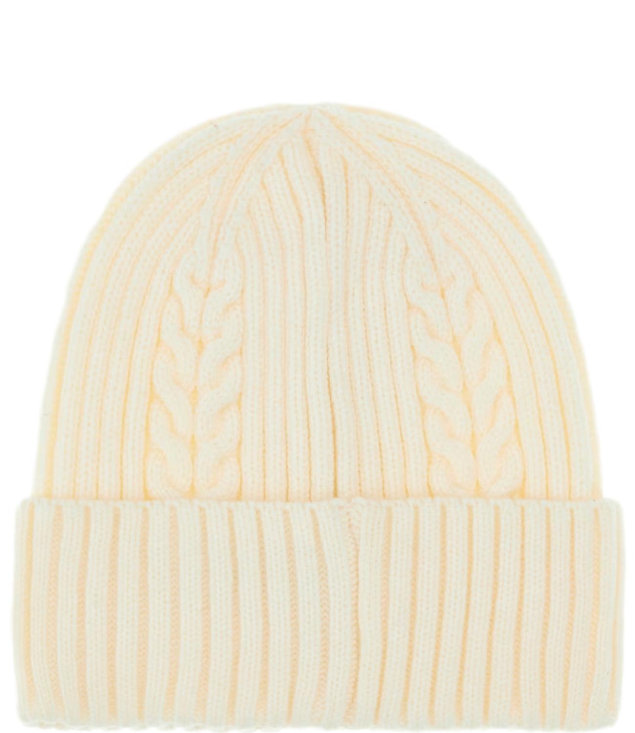 Guess Cappello Knitted Beanie Bianco Donna