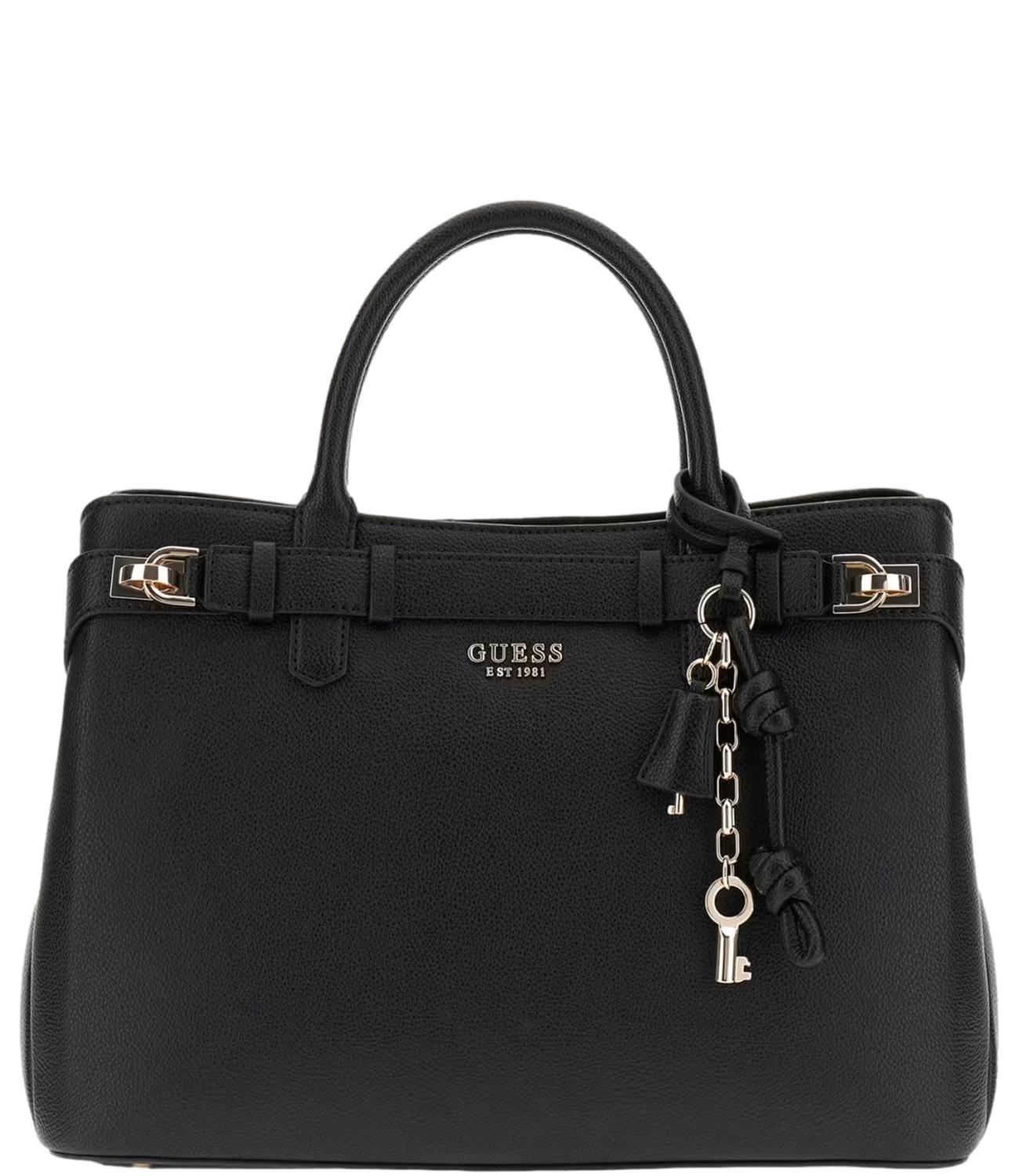 Guess Borsa Gregoria Lrg Gfriend Satchel Nera Donna
