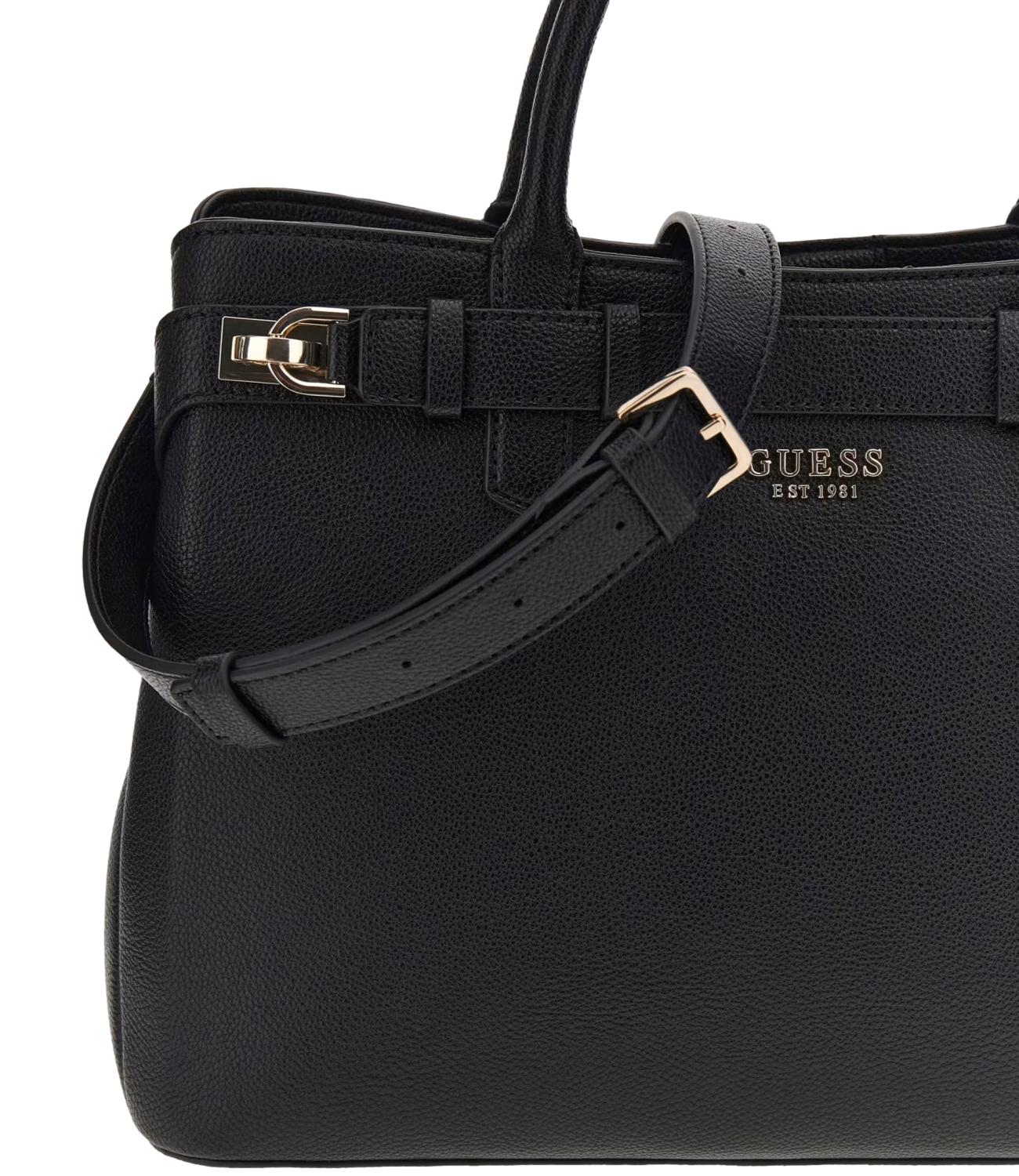 Guess Borsa Gregoria Lrg Gfriend Satchel Nera Donna