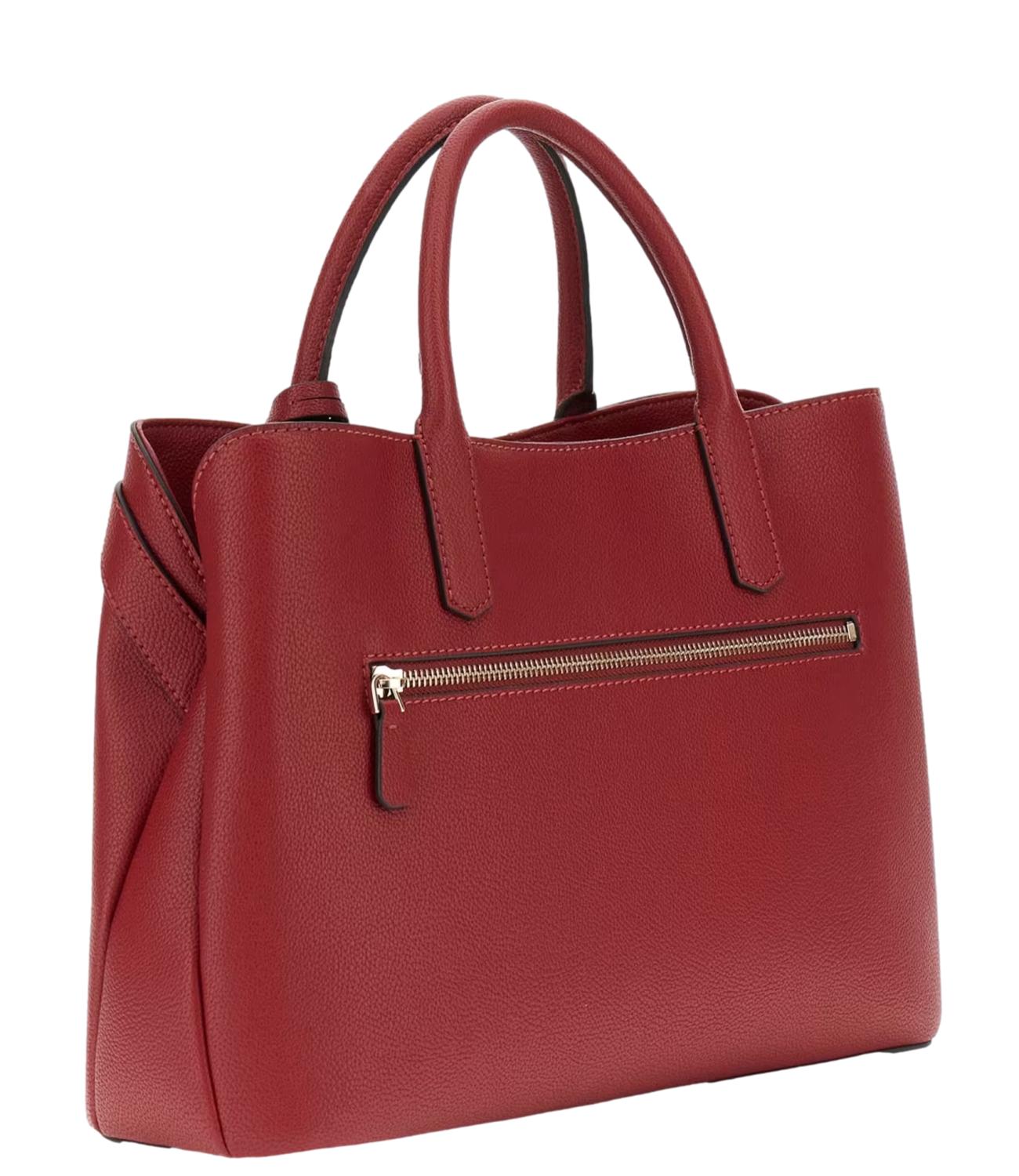 Guess Borsa Gregoria Lrg Gfriend Satchel Rossa Donna