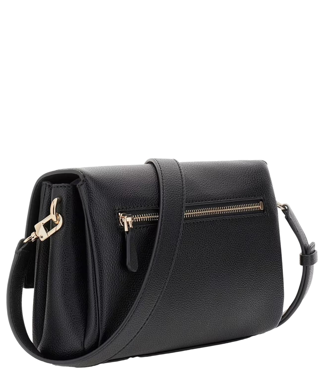 Guess Borsa Gregoria Flap Nero Donna