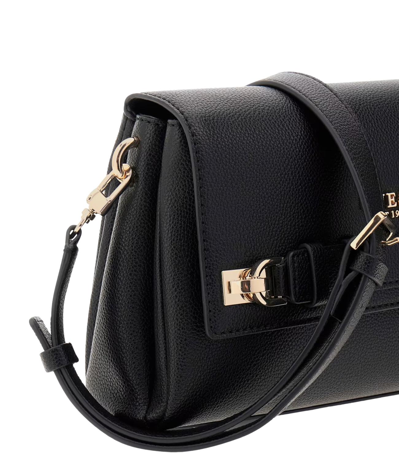 Guess Borsa Gregoria Flap Nero Donna