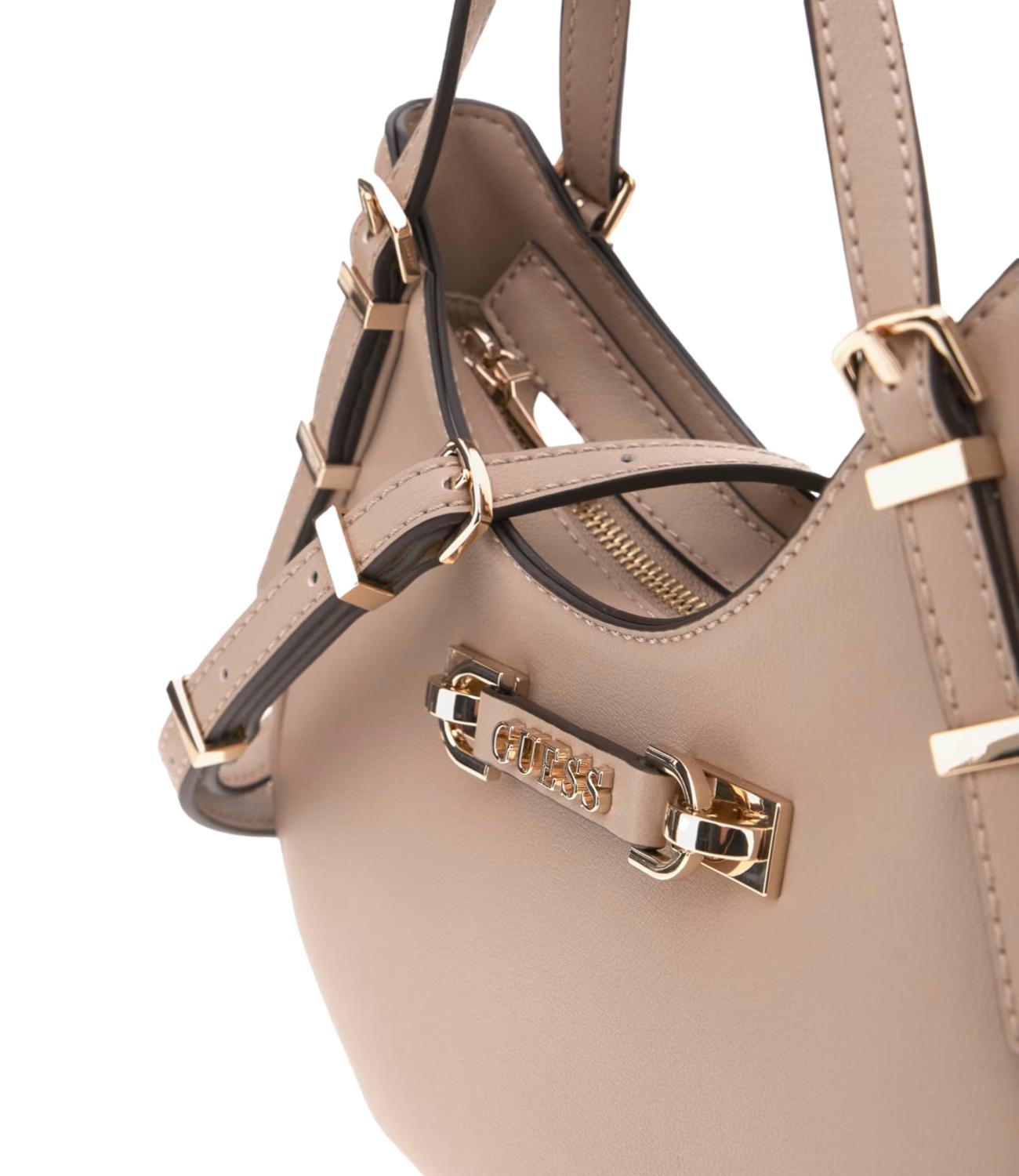 Guess Borsa Lefia Small Simply Taupe Donna