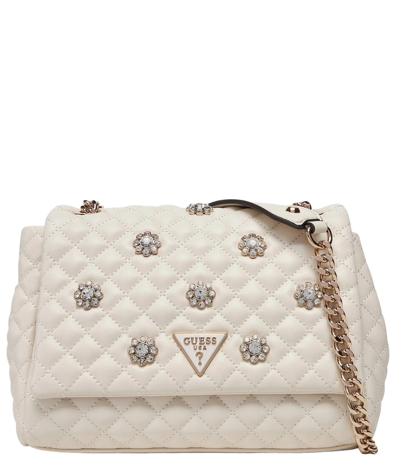 Guess Borsa Everlee Bianco Donna