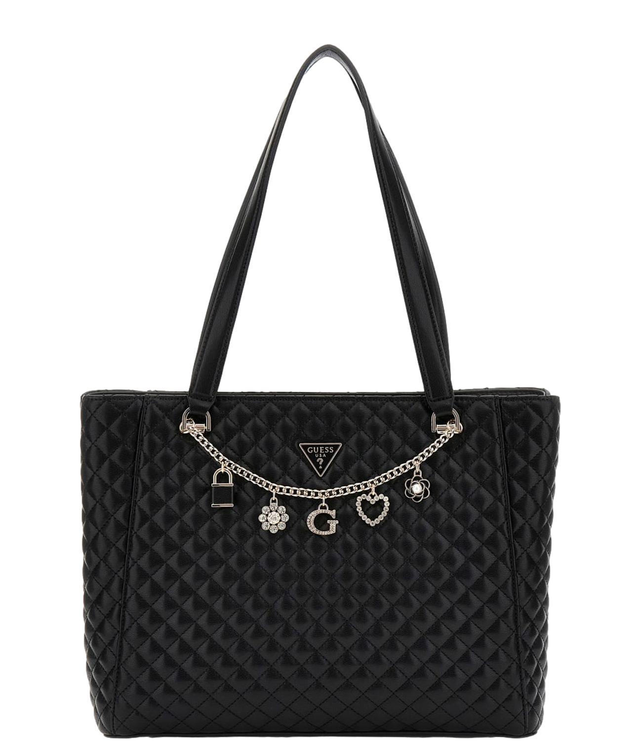 Guess Borsa Everlee Noel Tote Nero Donna