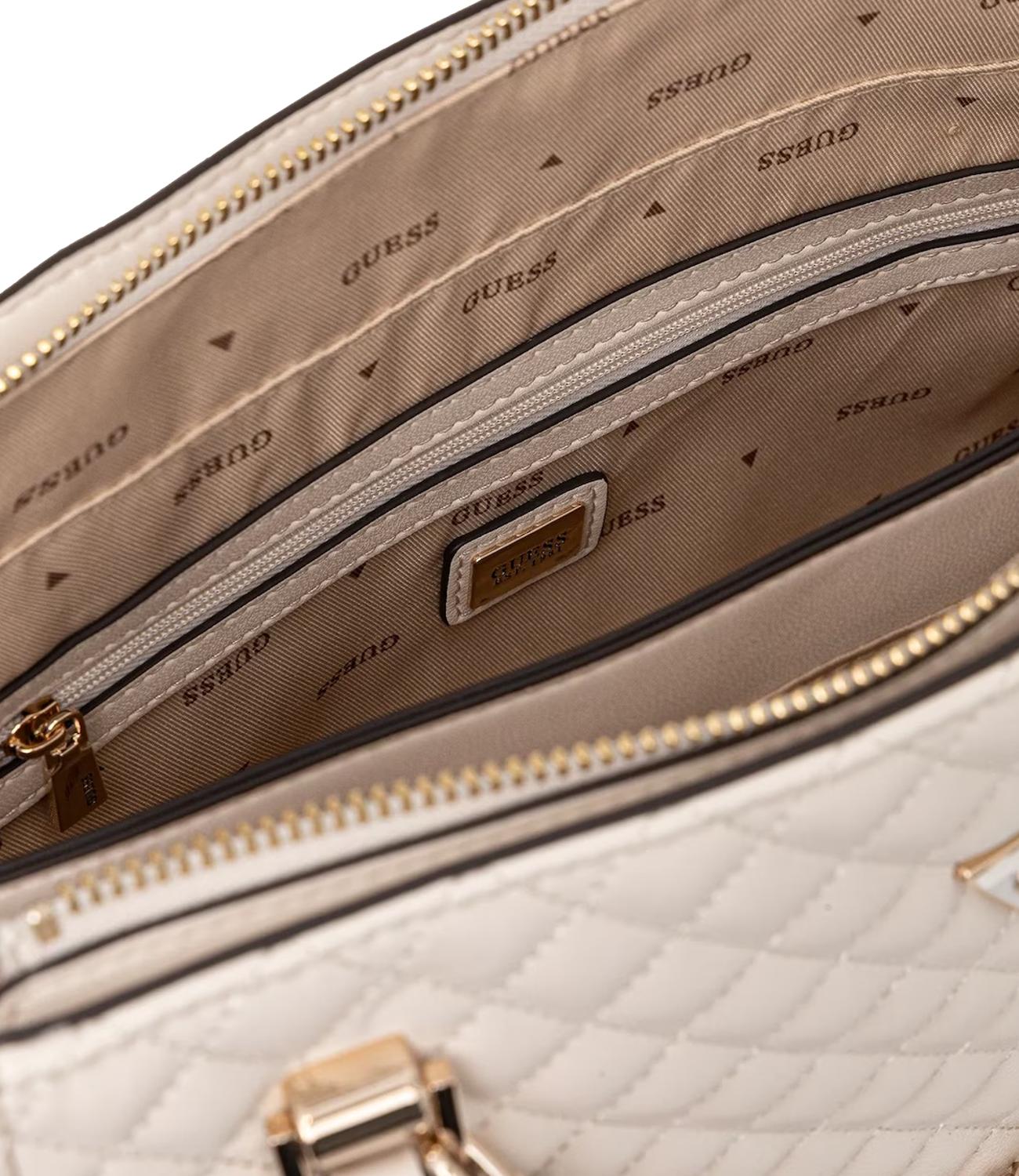 Guess Borsa Everlee Noel Tote Bianco Donna