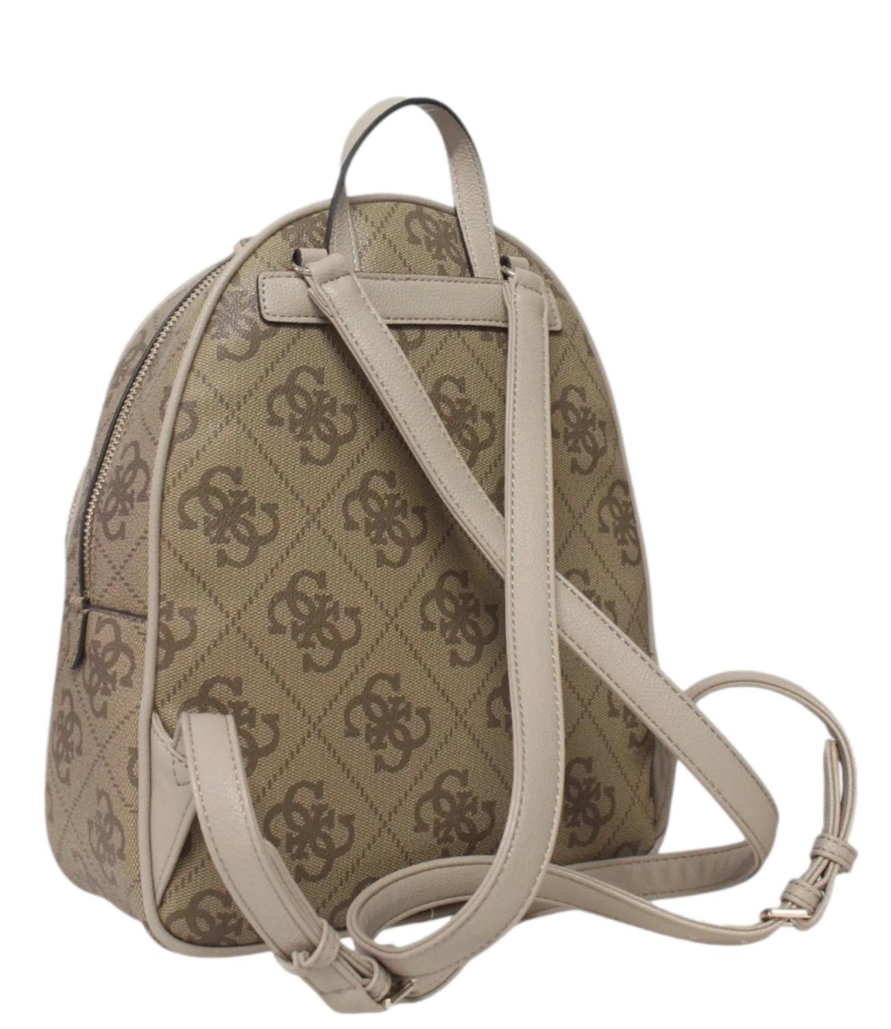 Guess Zaino Manhattan Ii Large Latte Logo Donna