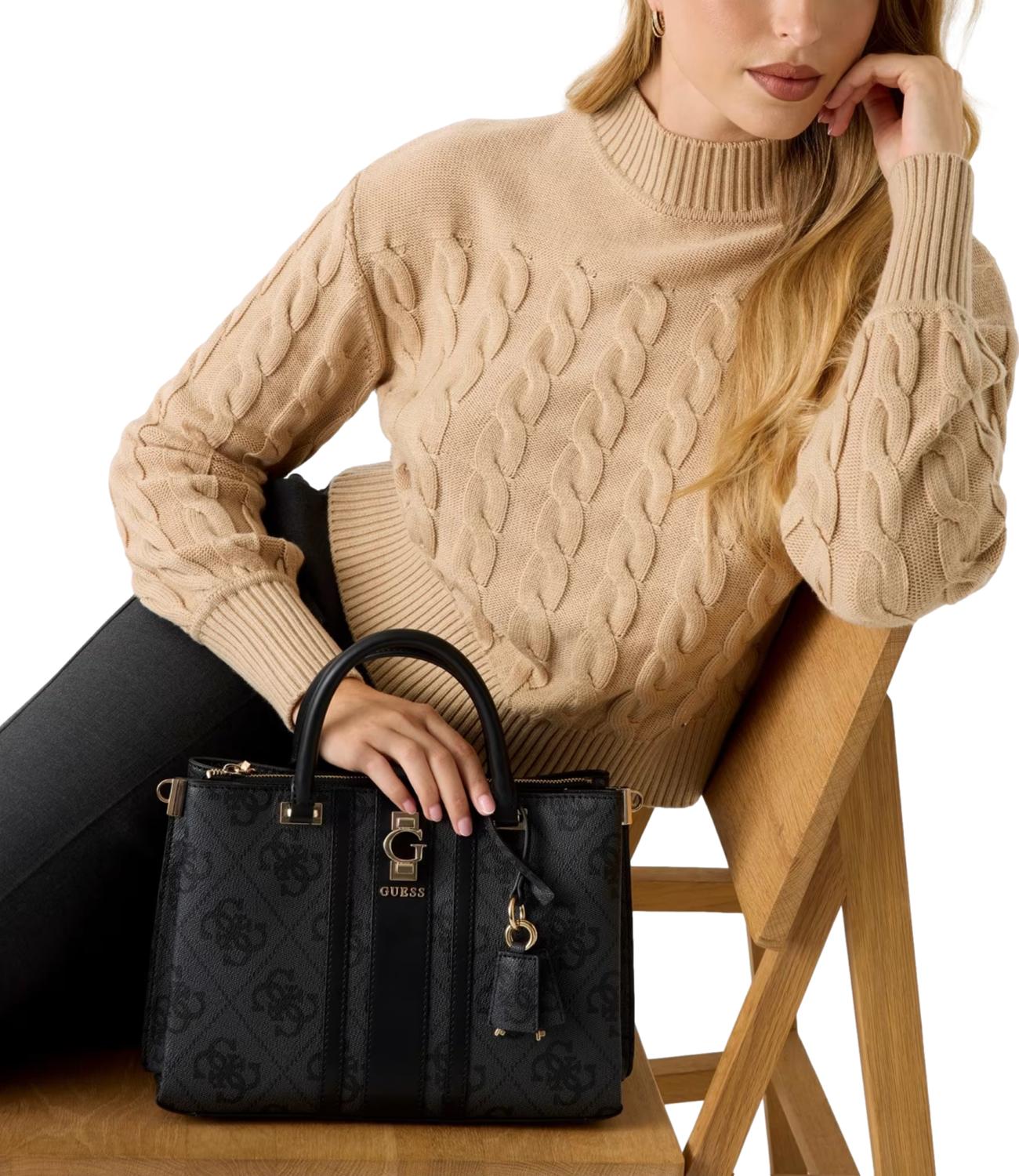Guess Borsa Erenia Girlfriend Nero Donna