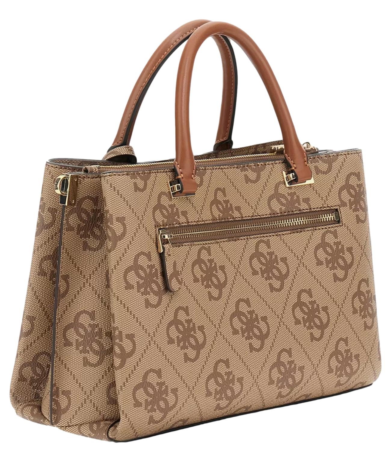 Guess Borsa Erenia Girlfriend Latte Logo Donna