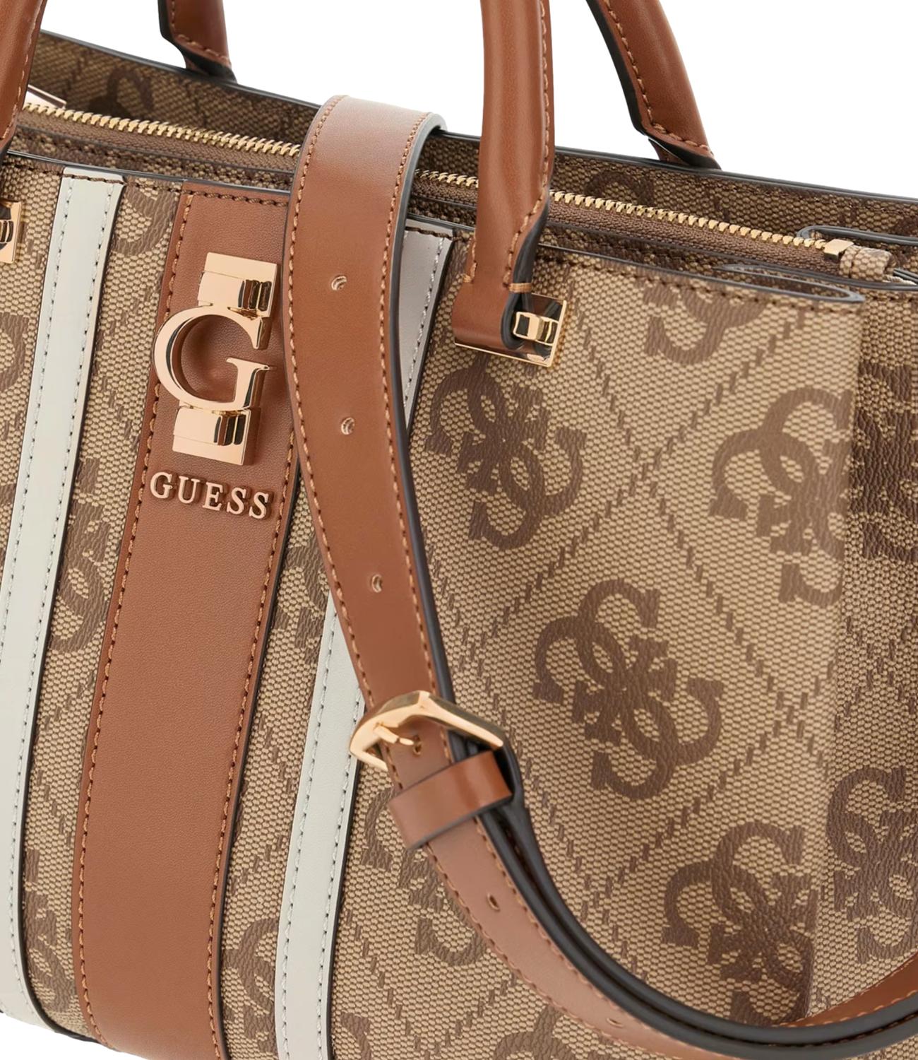 Guess Borsa Erenia Girlfriend Latte Logo Donna