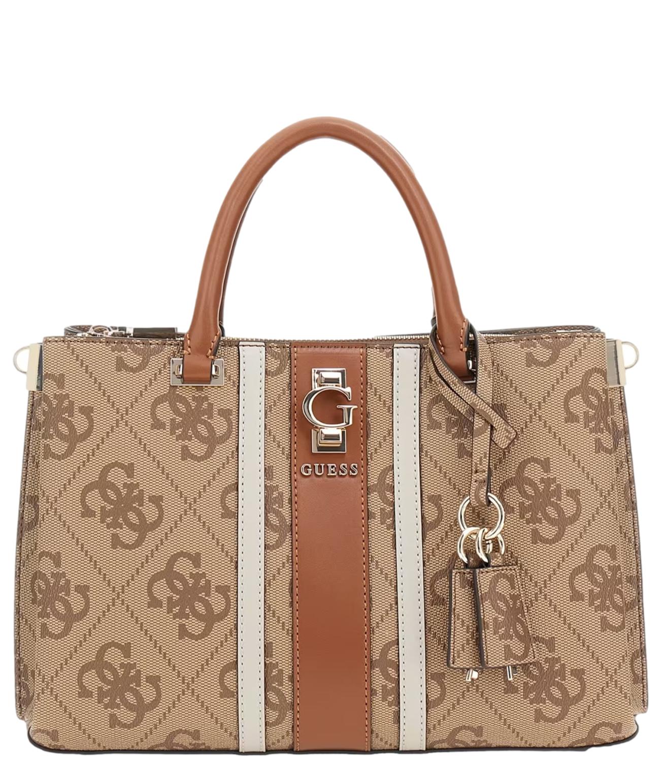 Guess Borsa Erenia Girlfriend Latte Logo Donna
