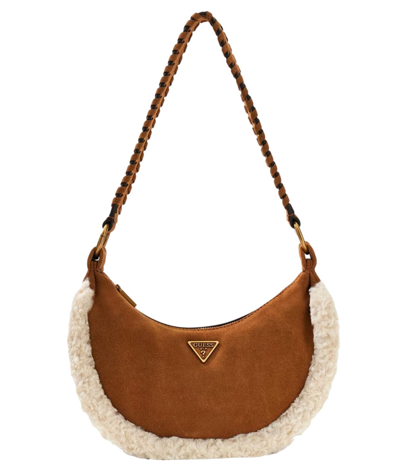 Guess Borsa Amita Hobo Cognac Donna