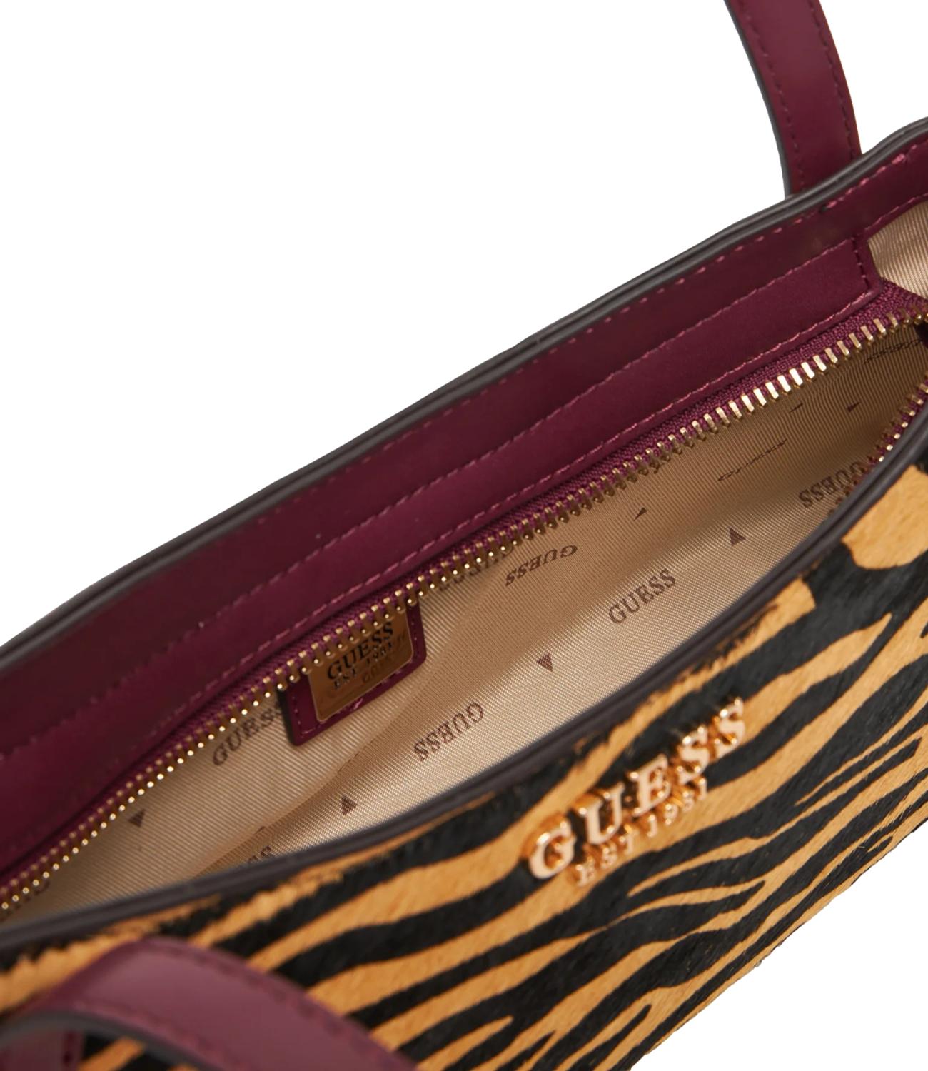 Guess Borsa Domitilla Zebrata Donna