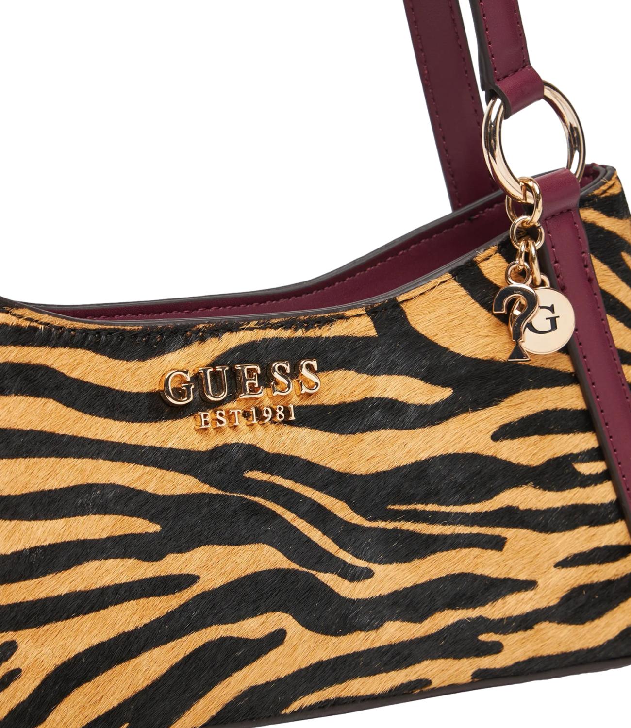 Guess Borsa Domitilla Zebrata Donna