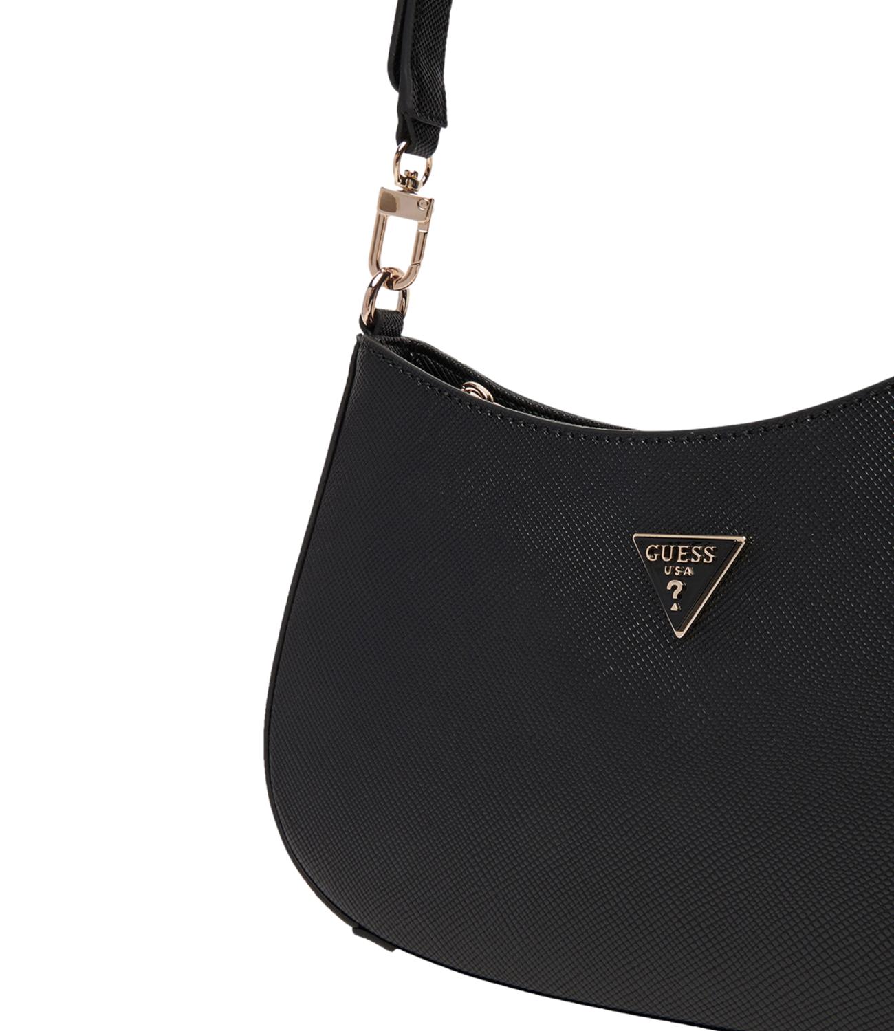 Guess Borsa Noelle Ii Top Zip Nero Donna