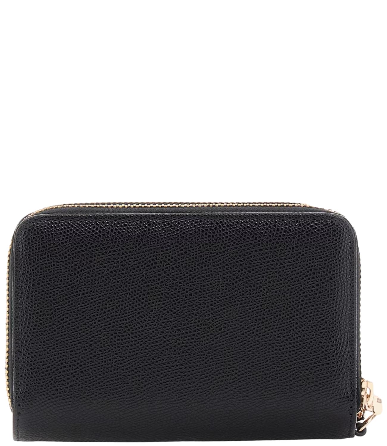Guess Portafoglio Amorette Slg Med Double Zip Nero Donna