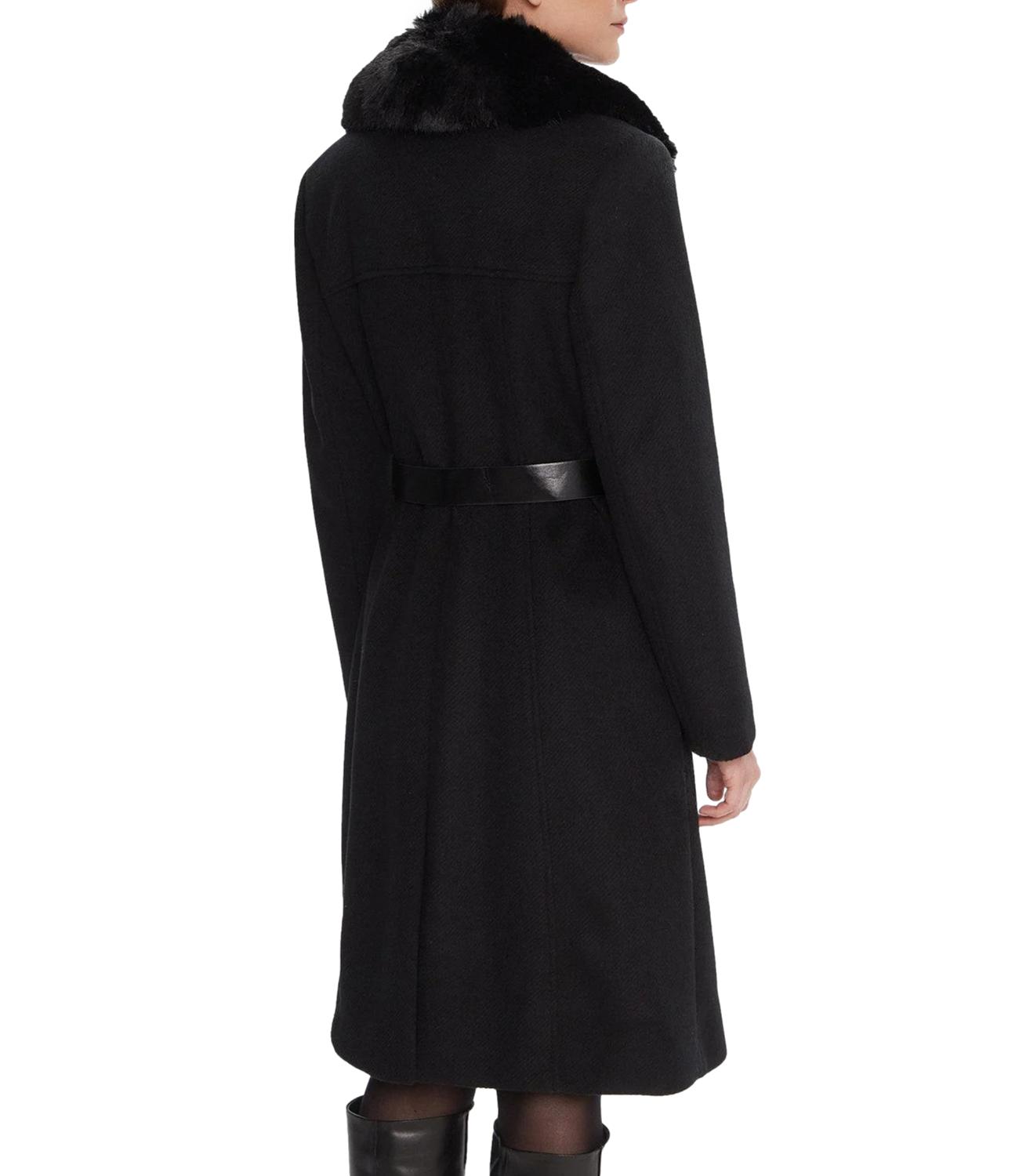 Guess Cappotto New Patrice Belted Coat Nero Donna