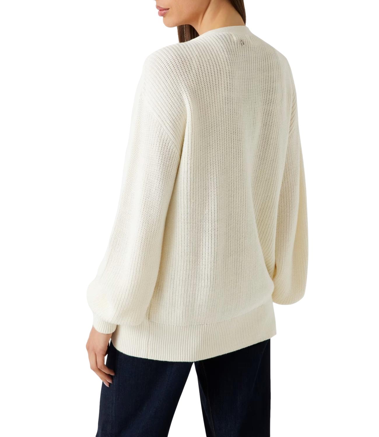 Guess Cardigan Cream White Donna
