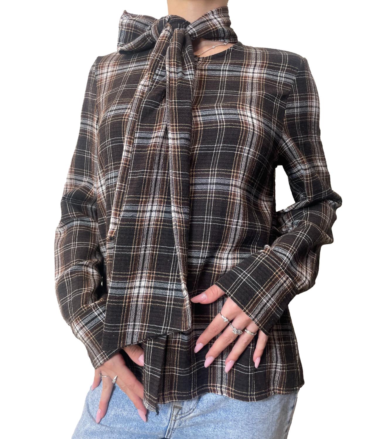 HAVE ONE camicia quadri moro donna