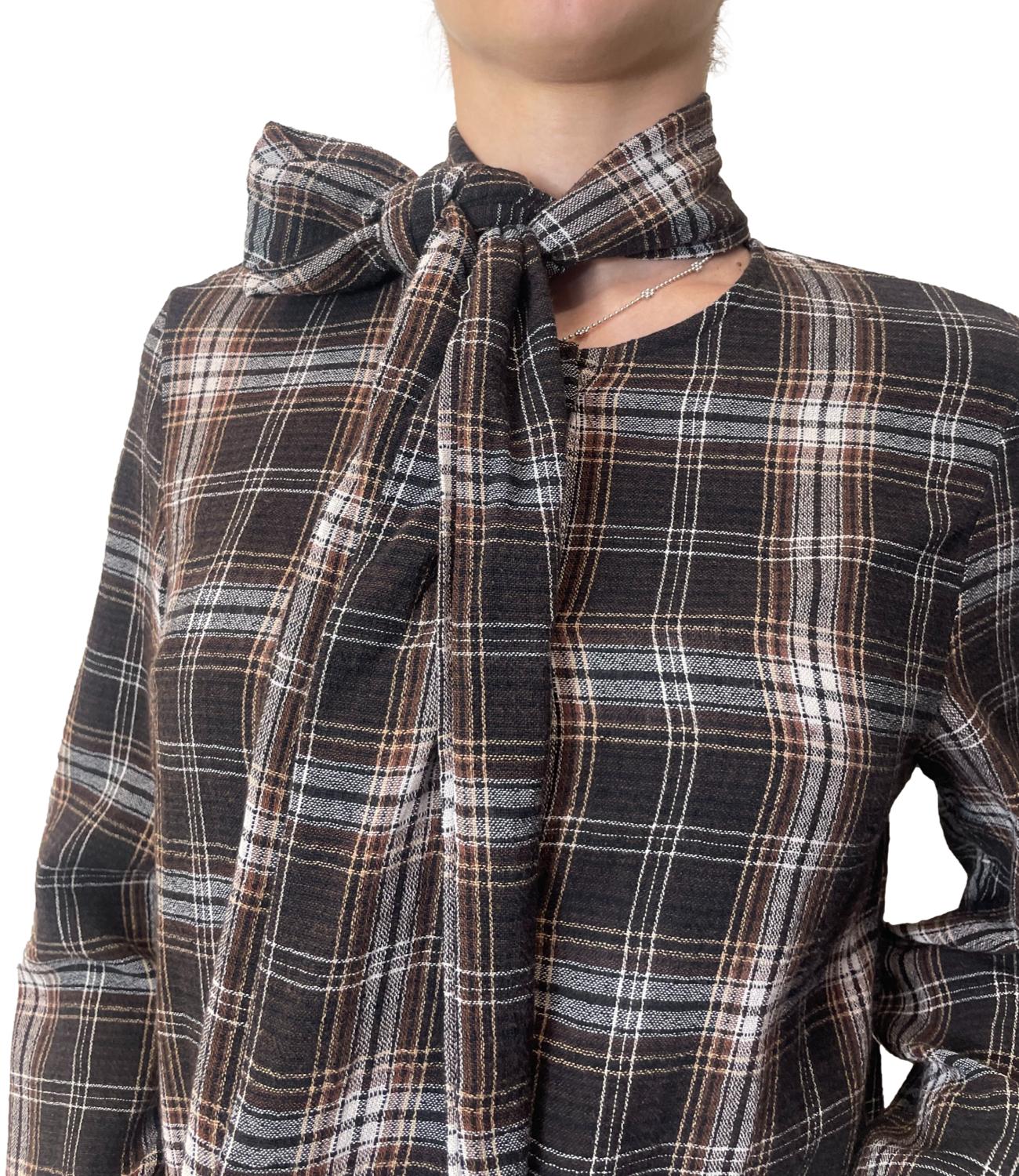 HAVE ONE camicia quadri moro donna