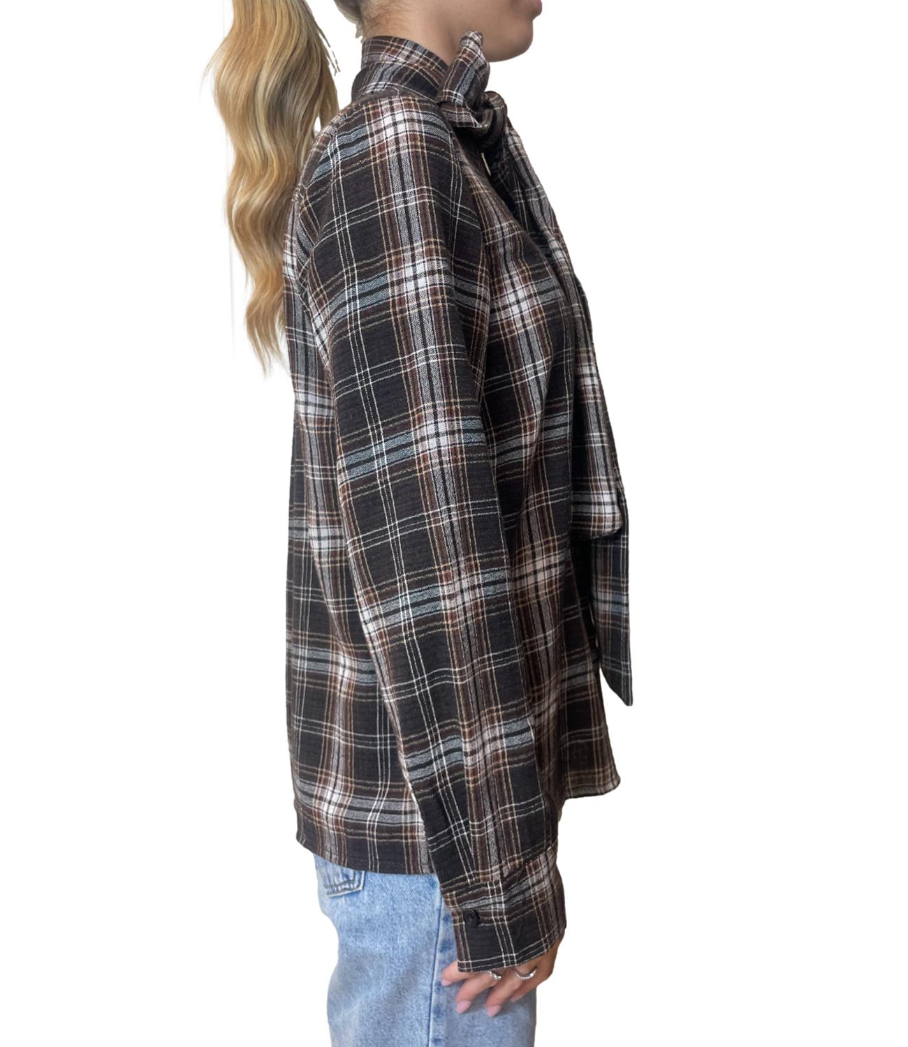 HAVE ONE camicia quadri moro donna