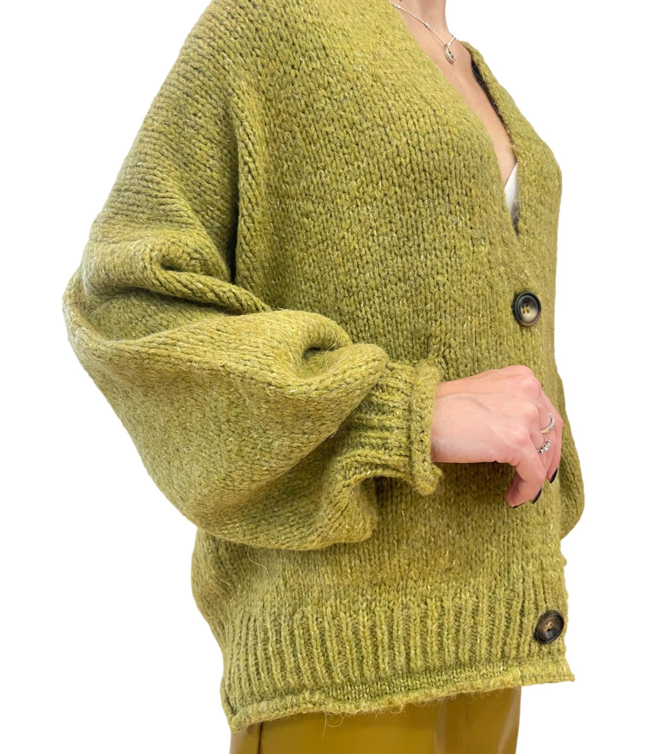 Have One cardigan verde donne
