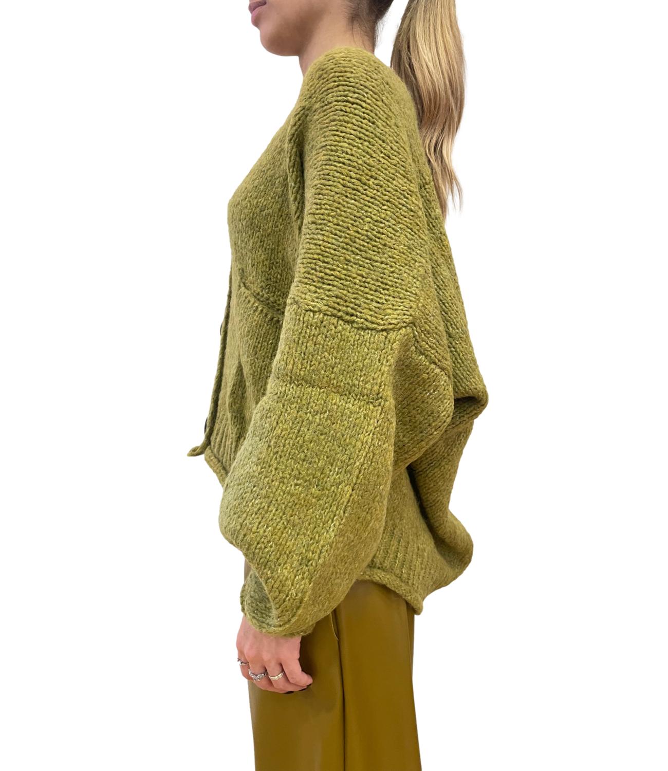 Have One cardigan verde donne