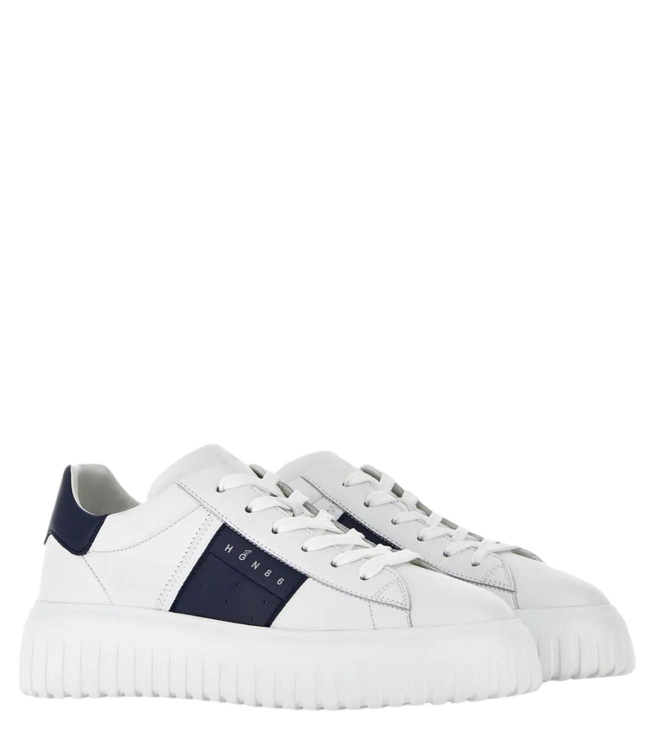 HOGAN Sneakers Hogan H-Stripes bianco/blu uomo