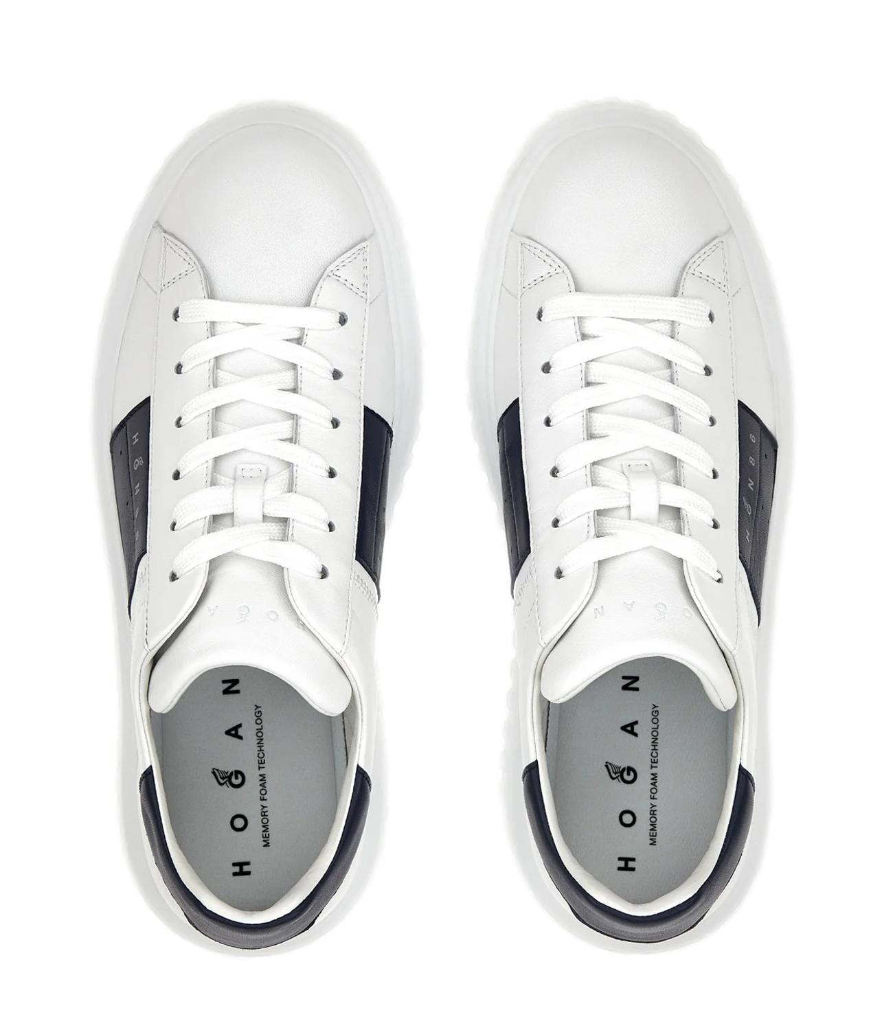 HOGAN Sneakers Hogan H-Stripes bianco/blu uomo