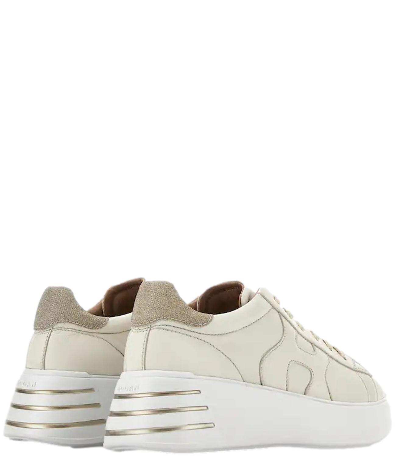 Hogan Rebel H564 Allacciato RCB oro pallido yogu