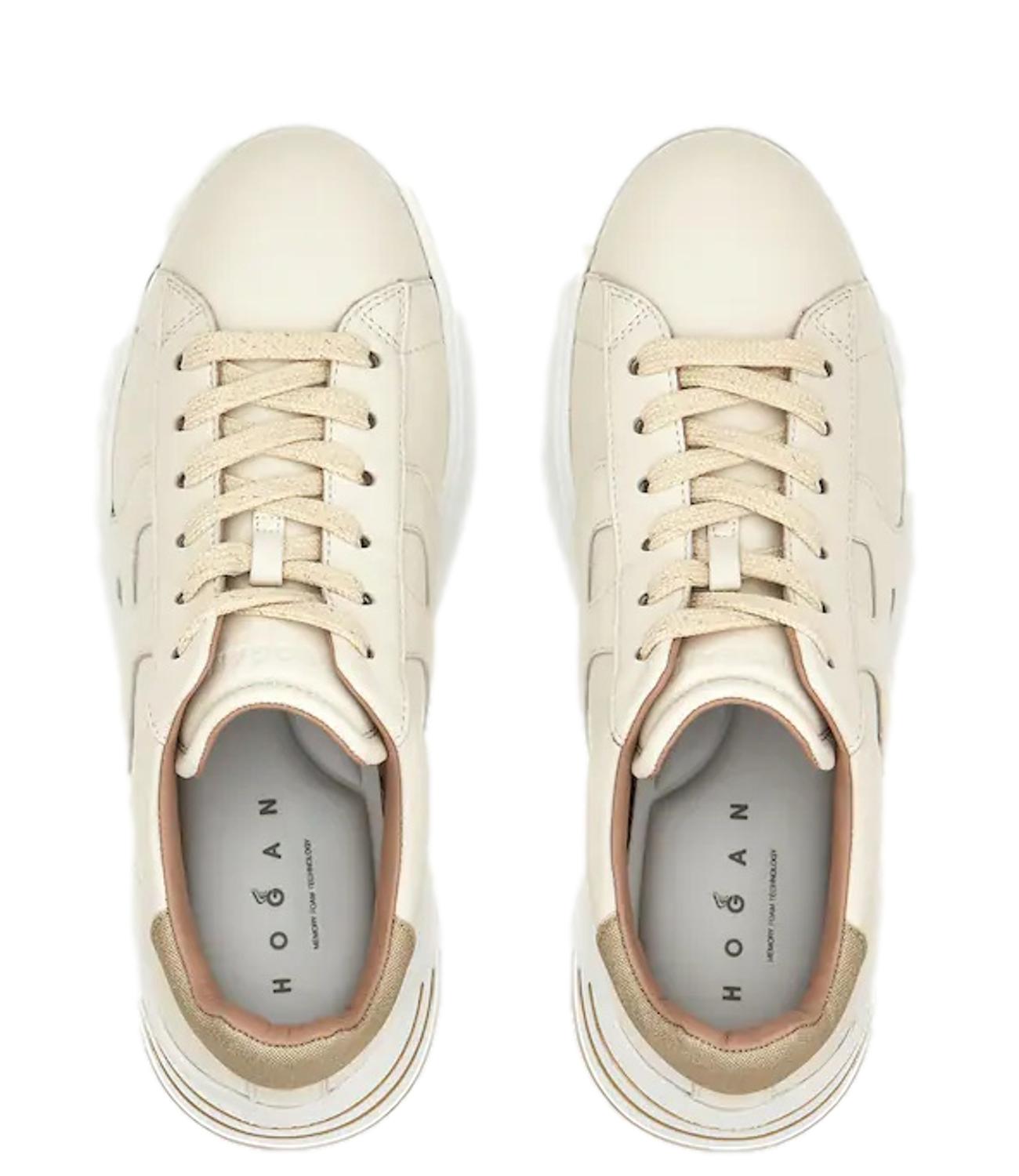 Hogan Rebel H564 Allacciato RCB oro pallido yogu