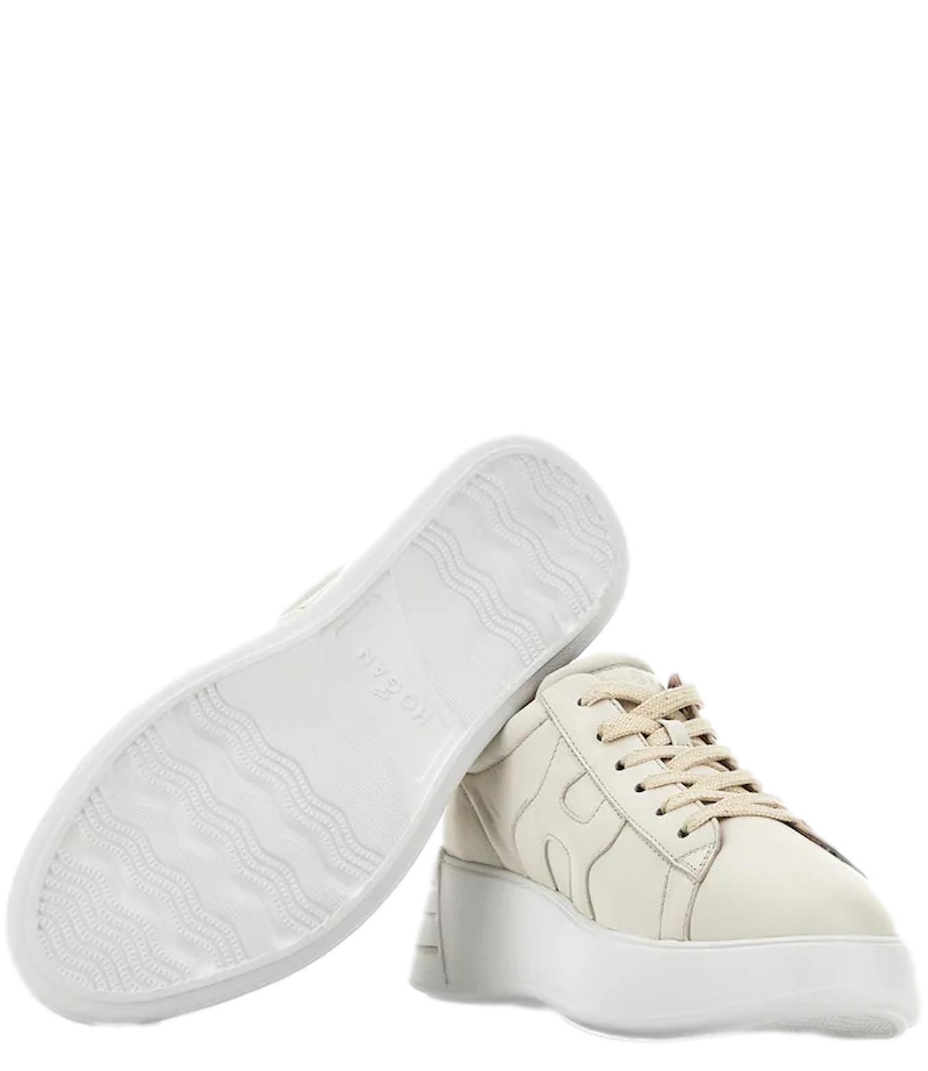 Hogan Rebel H564 Allacciato RCB oro pallido yogu