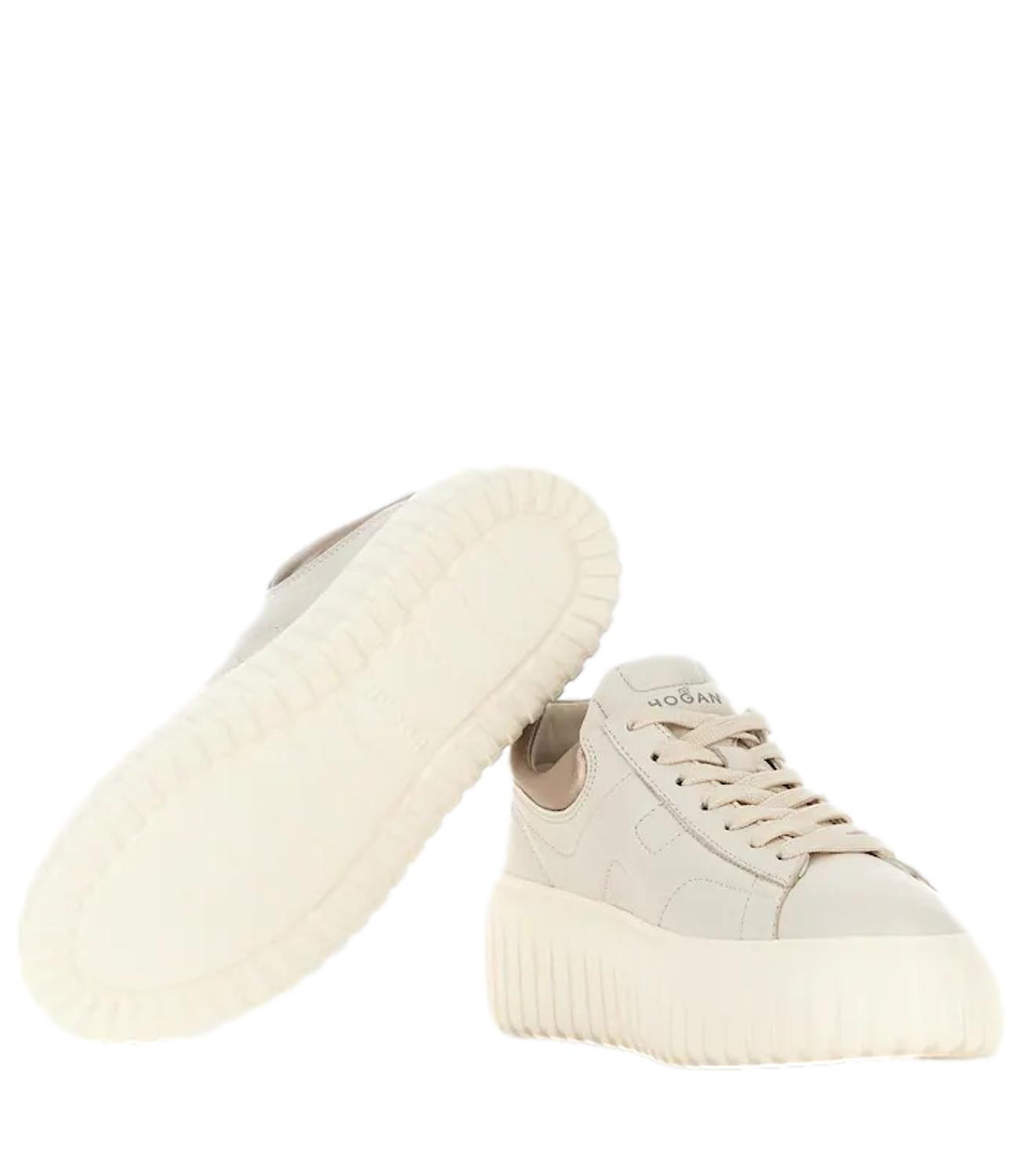 Sneakers Hogan H-Stripes Avorio oro