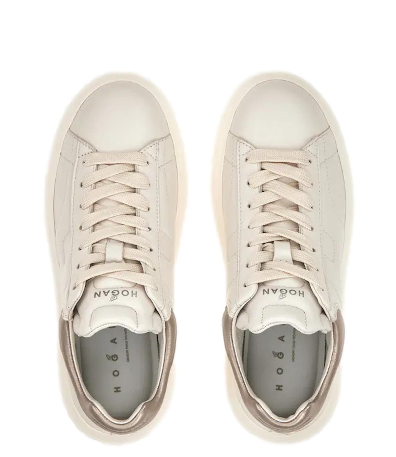 Sneakers Hogan H-Stripes Avorio oro