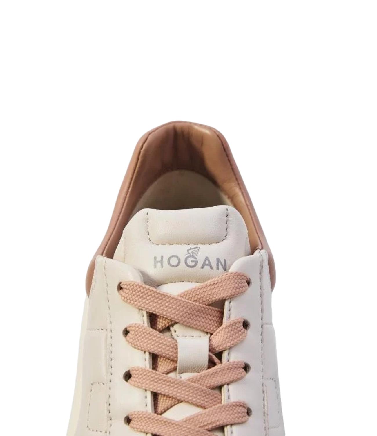 H-Stripes allacciato H beige rosa