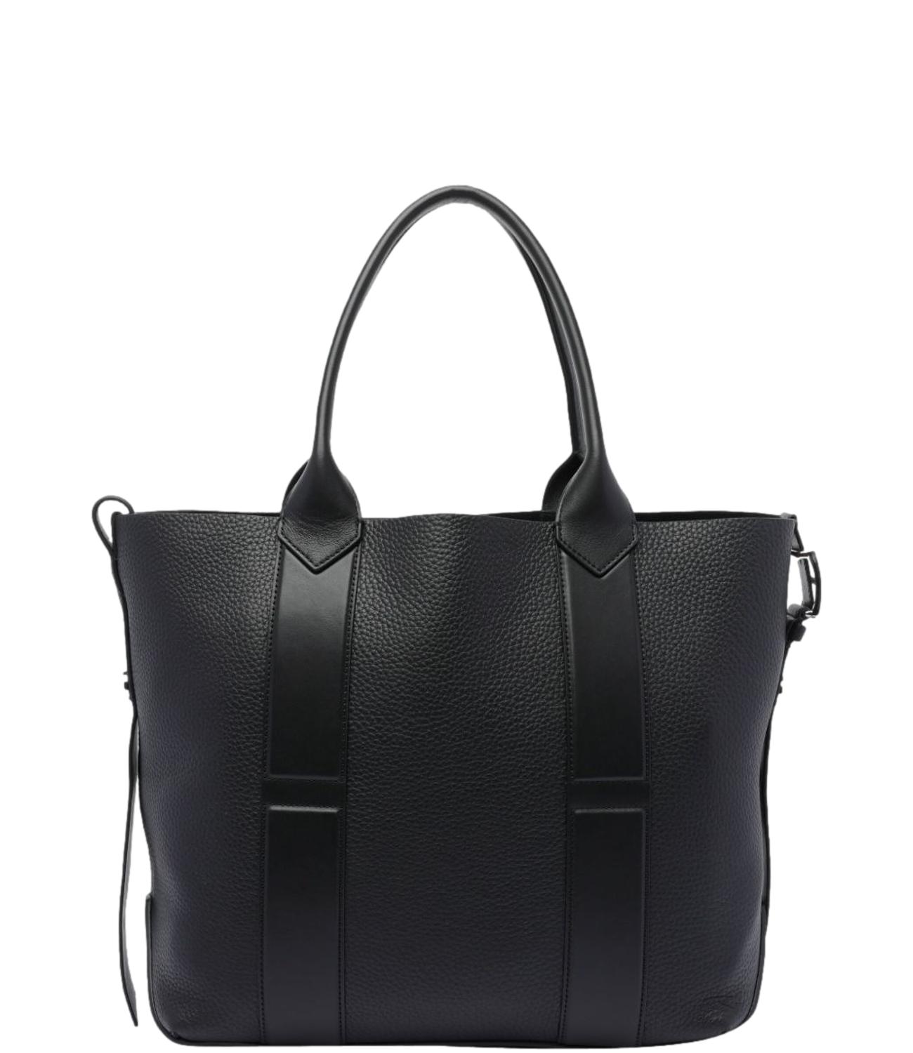 SCRIPT SHOPPING MEDIA NERA PELLE