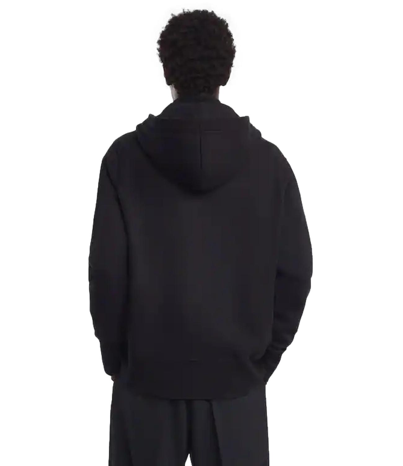 Felpa Hogan nera comfort fit con cappuccio