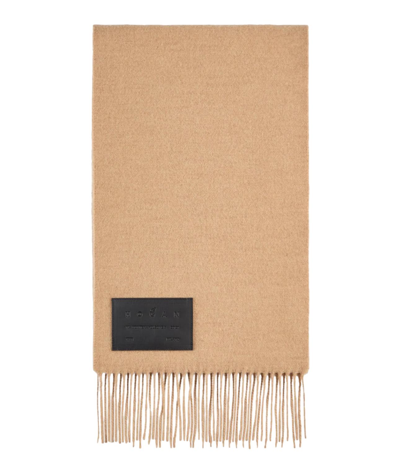 Hogan Sciarpa Beige in lana e cashmir