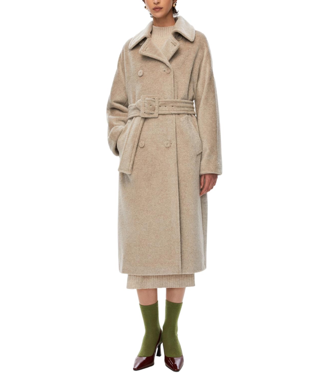 Iblues Cappotto Addobbo Ecru Donna