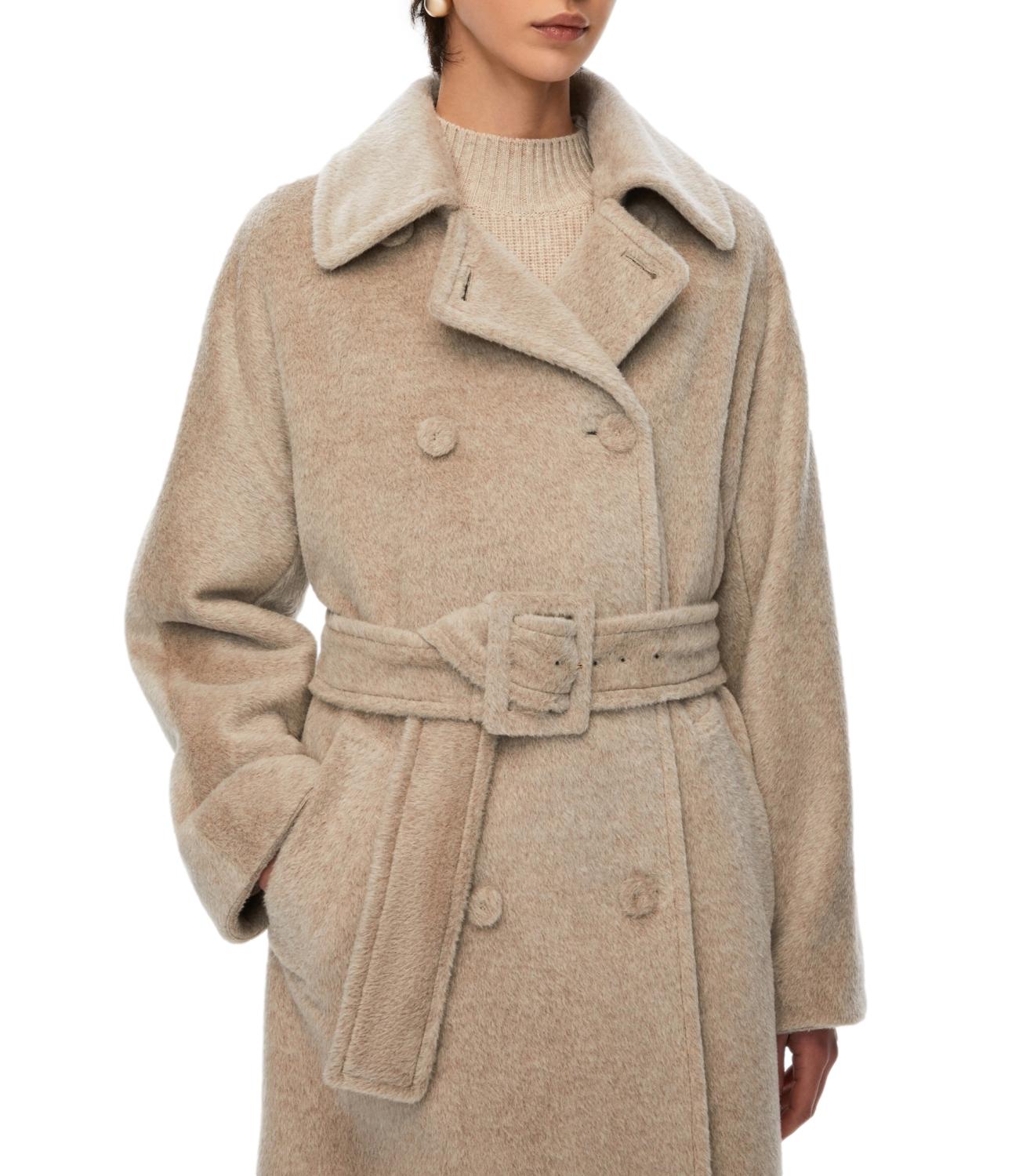 Iblues Cappotto Addobbo Ecru Donna