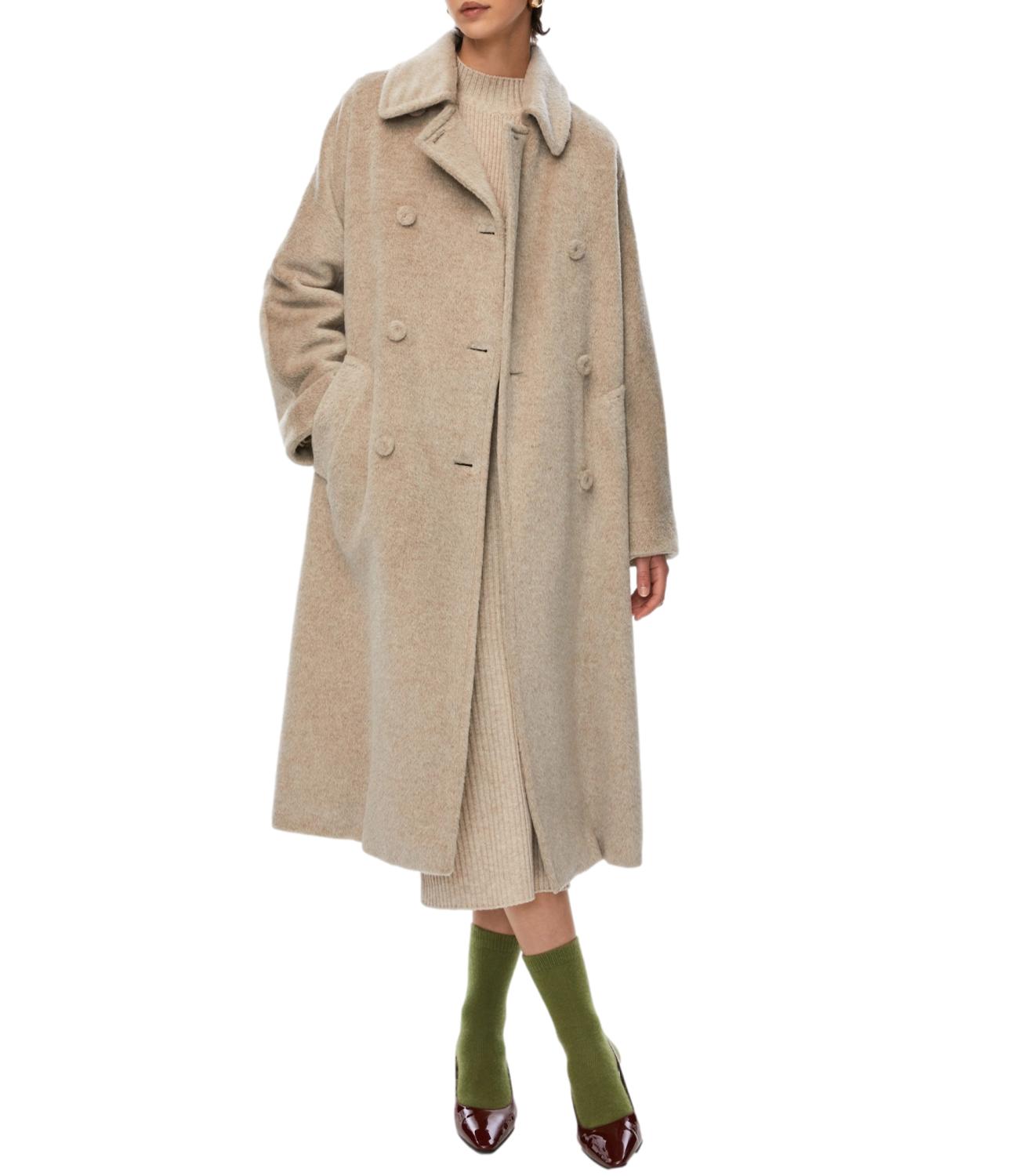 Iblues Cappotto Addobbo Ecru Donna